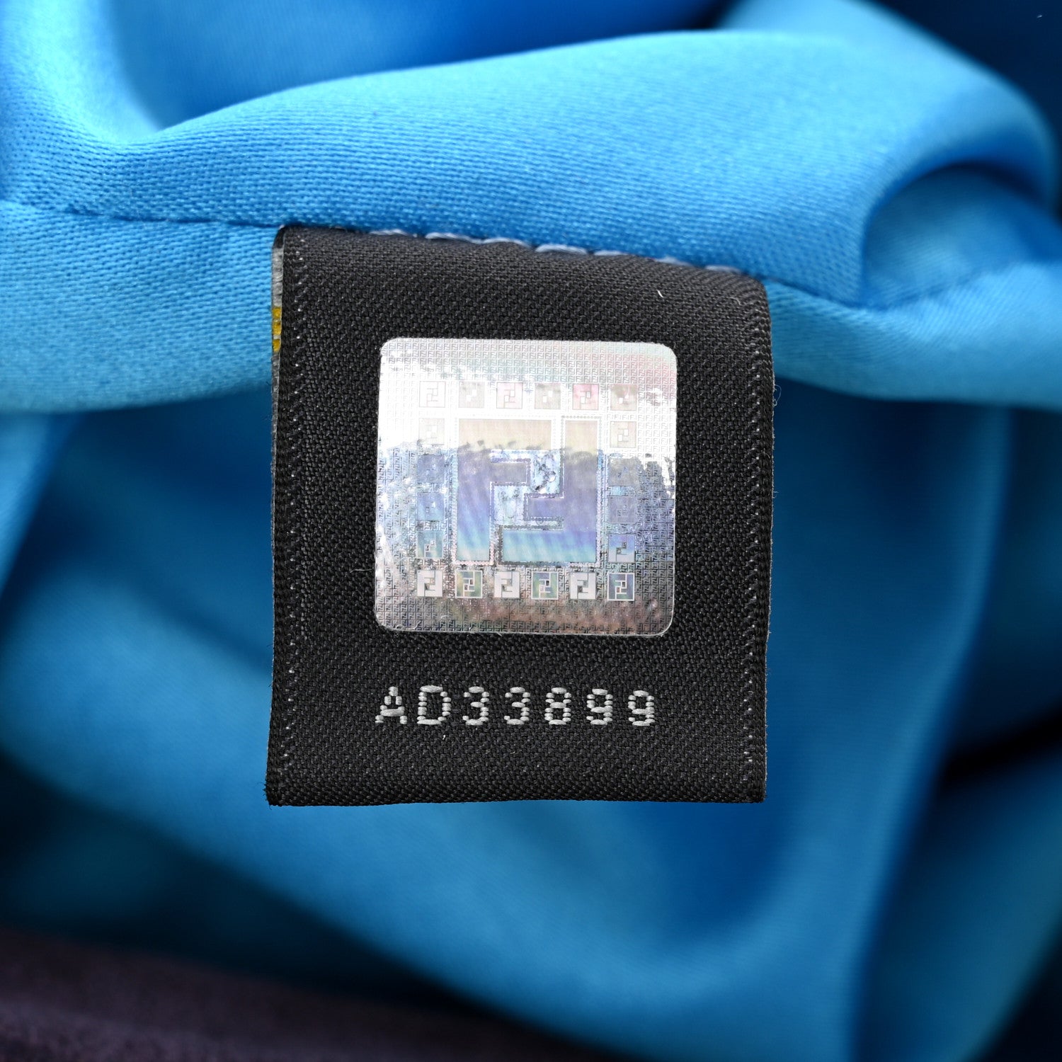 Fendi Velvet Embroidered Squirrel Spy Bordeaux Multicolor 7 of 12