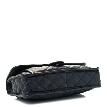 Chanel Caviar Quilted Large French Riviera Flap Black 4 of 11