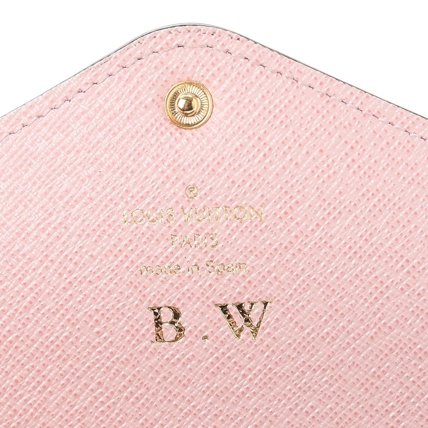 Monogram Josephine Wallet Rose Ballerine