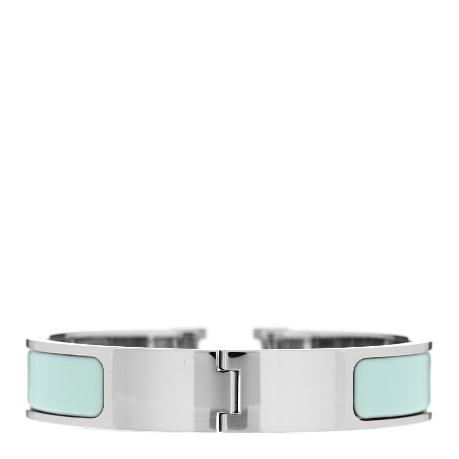 Hermes Enamel Narrow Clic Clac H Bracelet GM Lagon 3 of 4