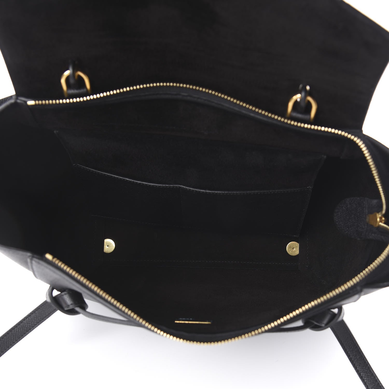Celine Grained Calfskin Mini Belt Bag Black 4 of 7