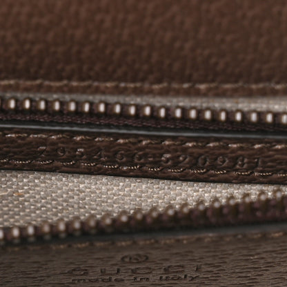 Gucci GG Supreme Monogram Web Mini Ophidia Flap Shoulder Bag Brown 7 of 11