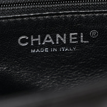 Chanel Lambskin Classic Twist Mini Rectangular Flap Black Burgundy 6 of 13