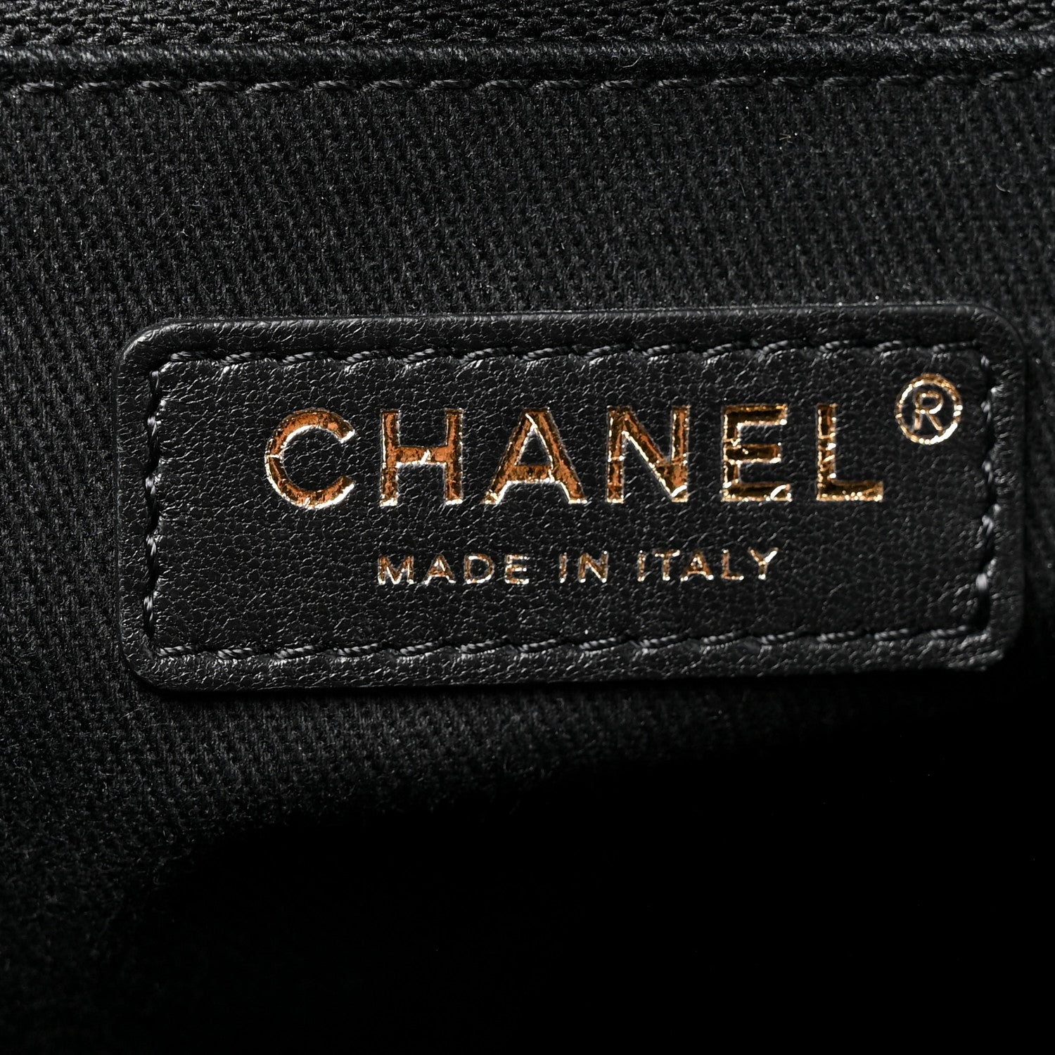 Chanel Mixed Fibers Calfskin Striped Medium Deauville Tote Black 6 of 10