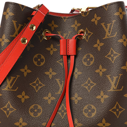 Louis Vuitton Monogram Neonoe MM Coquelicot 9 of 10