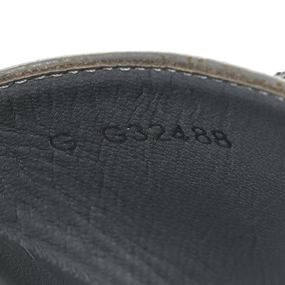 Chanel Metallic Lambskin Camellia Pearl Slides 37 Grey Silver 9 of 10
