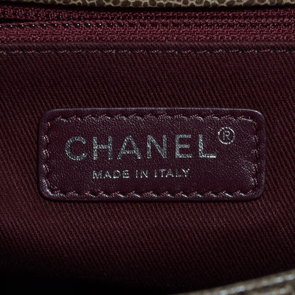 Chanel Crumpled Grained Calfskin CC Crave Jumbo Flap Brown 7 of 8