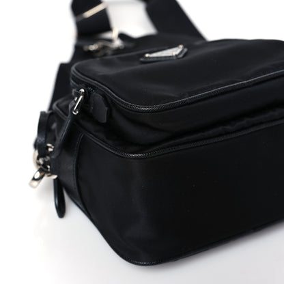Prada Re-Nylon Saffiano Mini Re-Edition 2005 Camera Bag Black 7 of 8