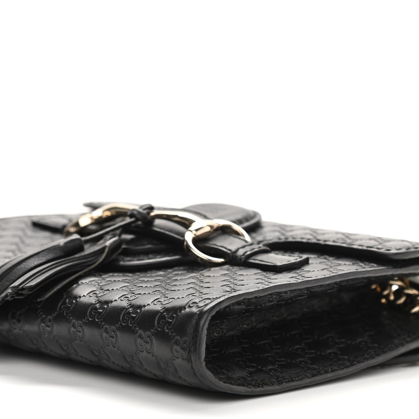 Microguccissima Mini Emily Shoulder Bag Black