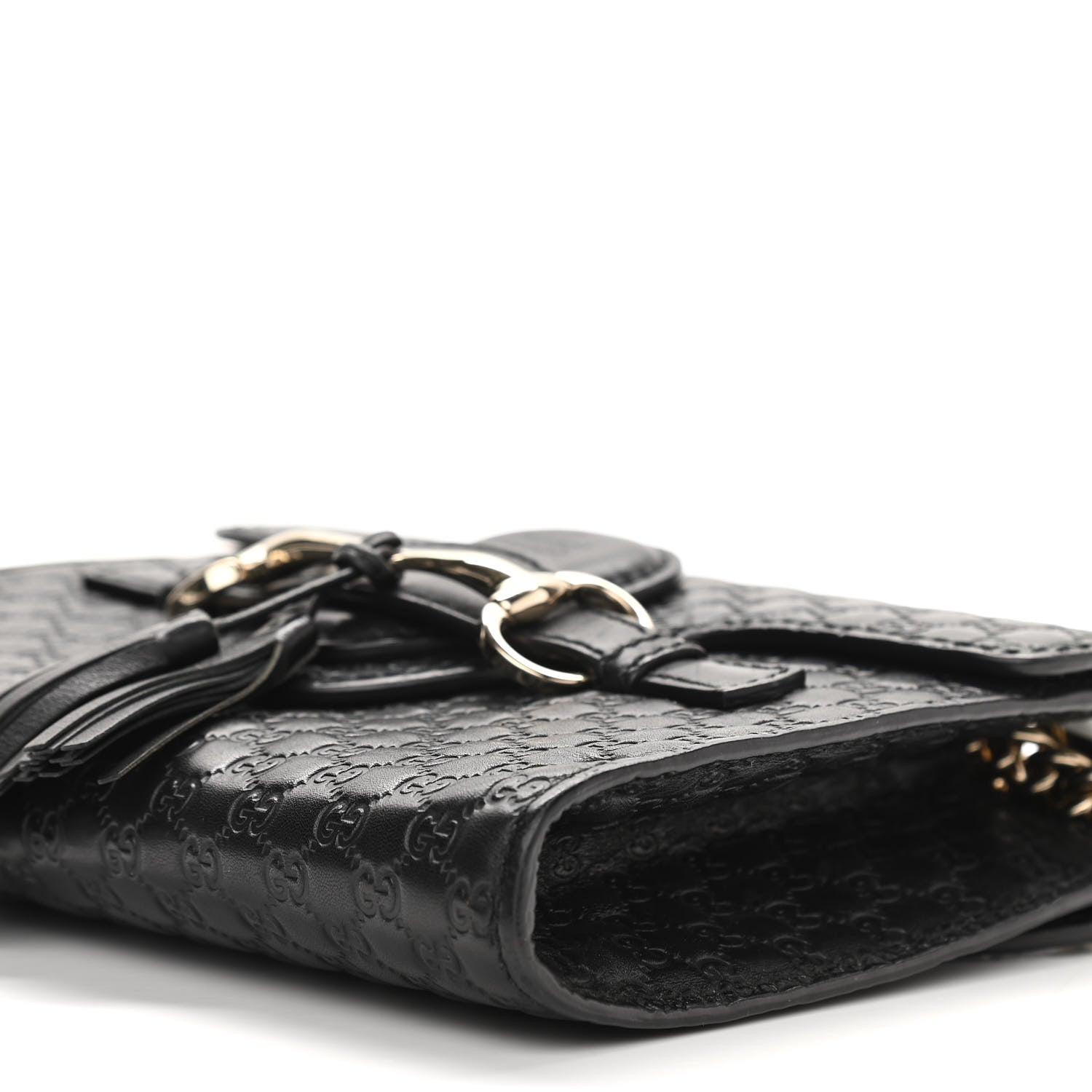 Gucci Microguccissima Mini Emily Shoulder Bag Black 10 of 11