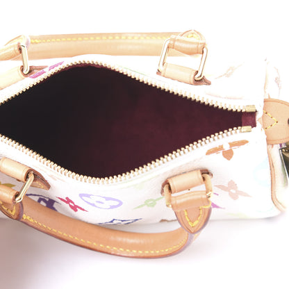 Louis Vuitton Monogram Multicolor Mini Sac HL Speedy White 5 of 9