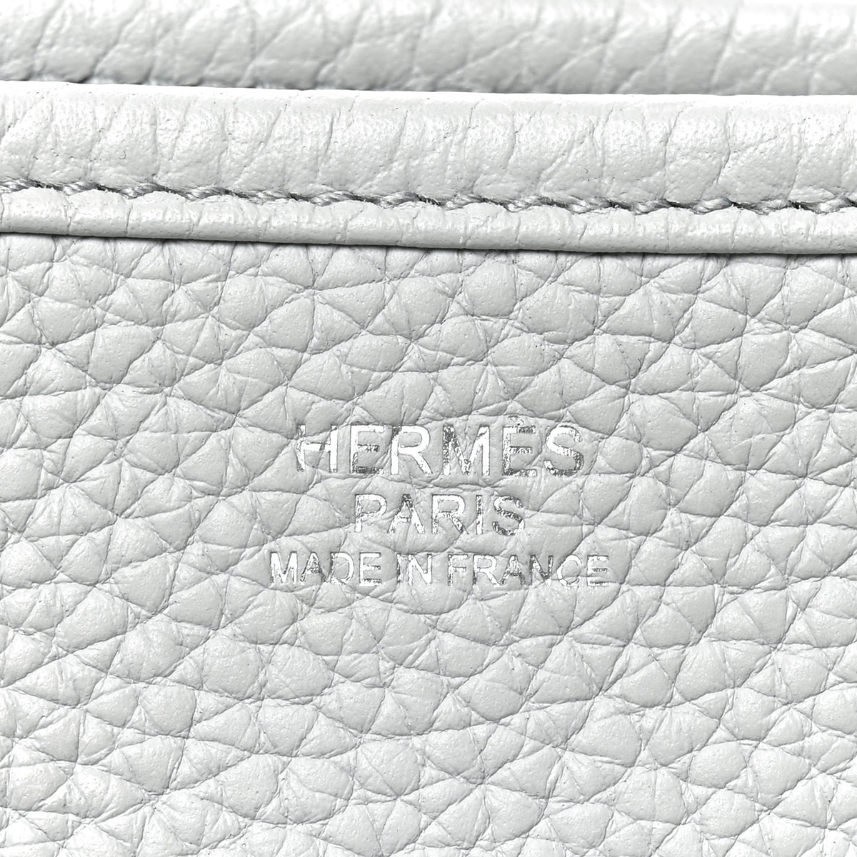 Hermes Taurillon Clemence EVELYNE III PM Bleu Pale 6 of 10