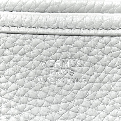Hermes Taurillon Clemence EVELYNE III PM Bleu Pale 6 of 10