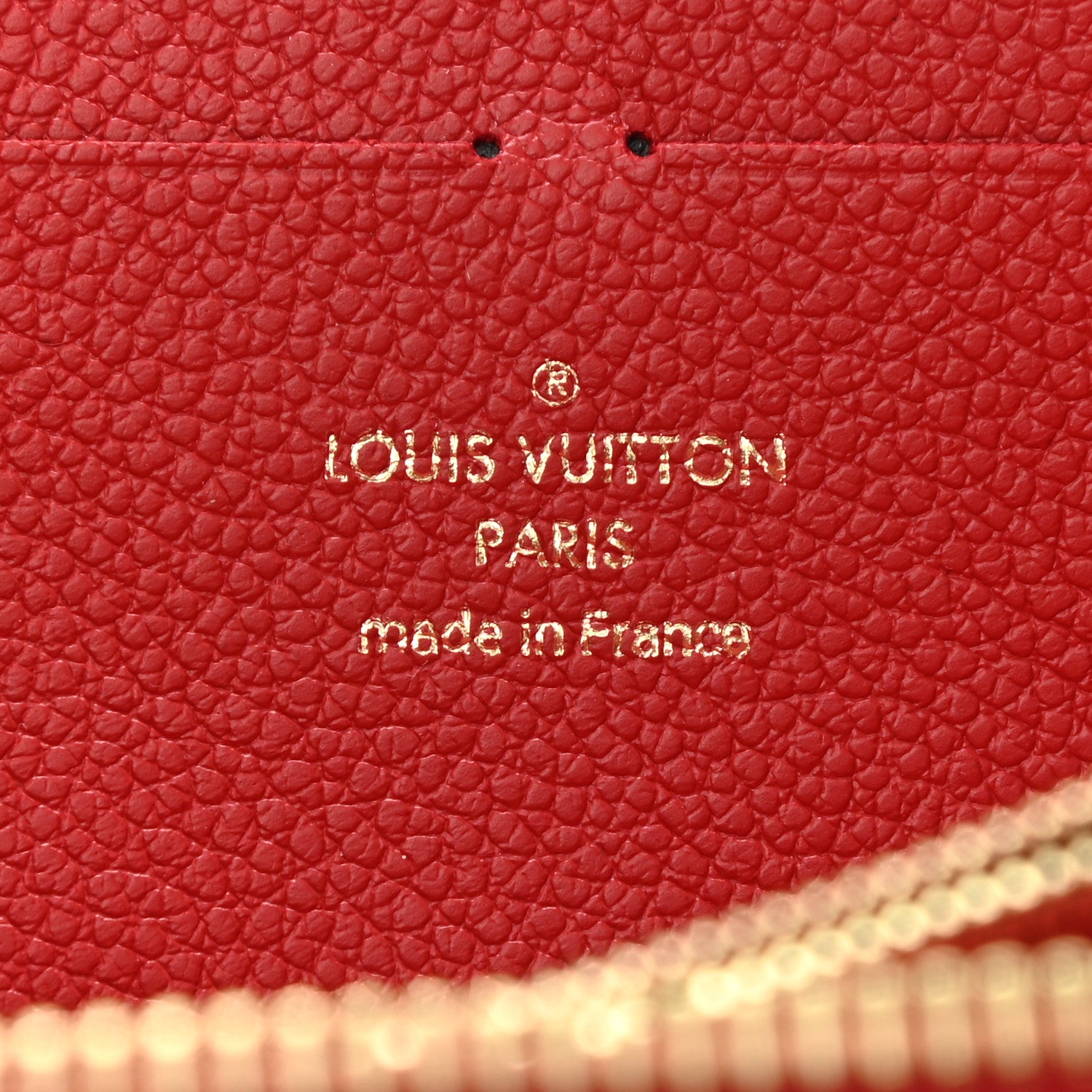 Louis Vuitton Empreinte Clemence Wallet Cherry 6 of 8