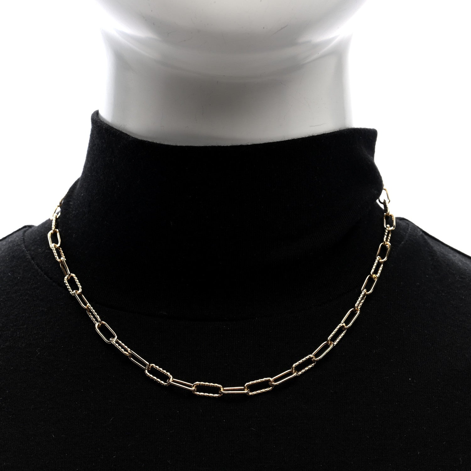 David Yurman 18K Yellow Gold 4mm Madison Chain Necklace 16" 2 of 3