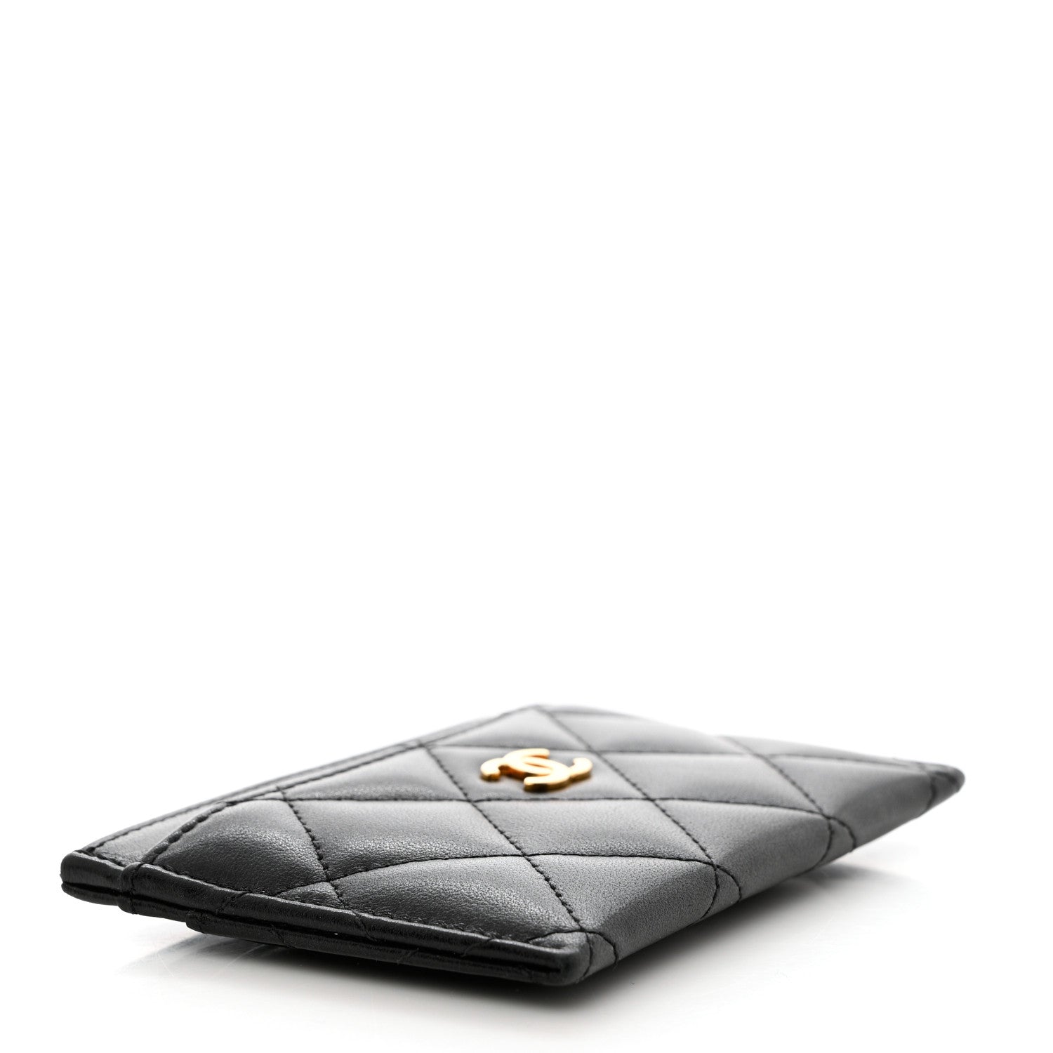 Chanel Lambskin Quilted Card Holder Black 4 of 11