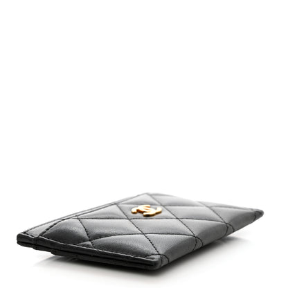 Chanel Lambskin Quilted Card Holder Black 4 of 11