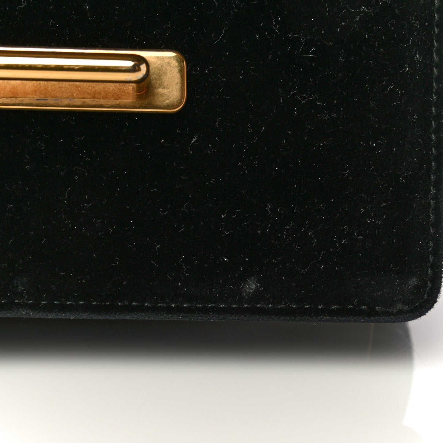 Velvet City Calfskin Cahier Bag Black