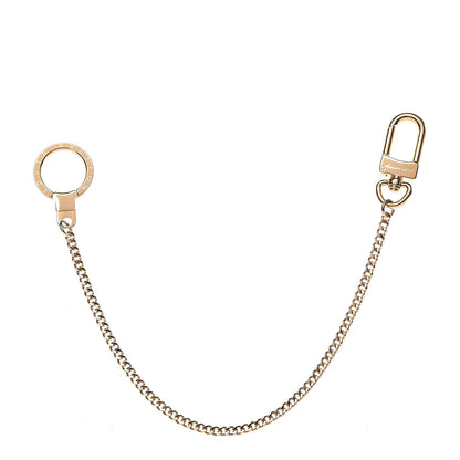Louis Vuitton Metal Pochette Extender Key Ring Chain Gold 1 of 4