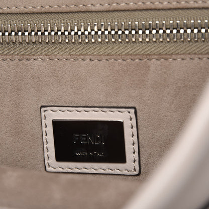Fendi Vitello Seta Plexiglass Granite Large Peekaboo Iconic Satchel Polvere 7 of 9