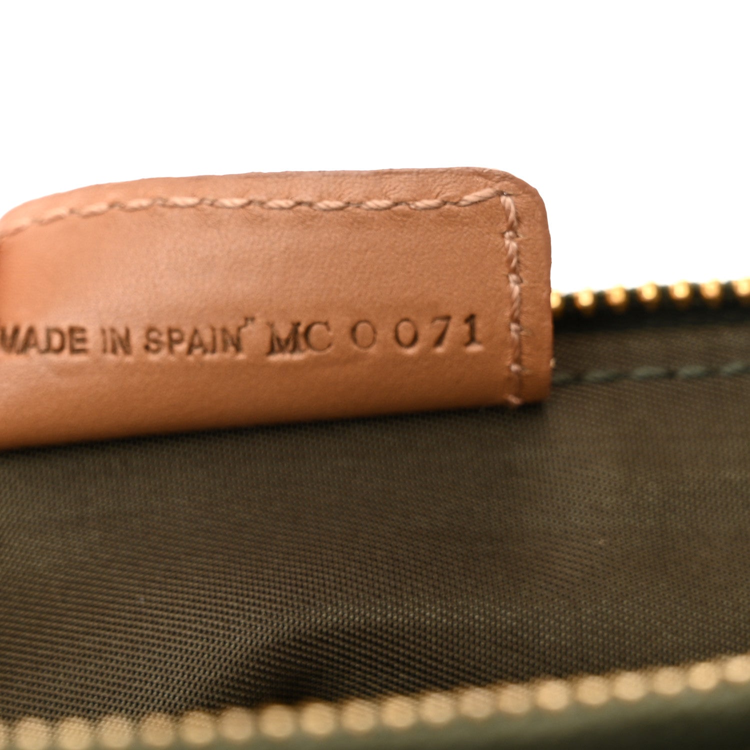 Christian Dior Monogram Mini Saddle Pochette Green 7 of 10