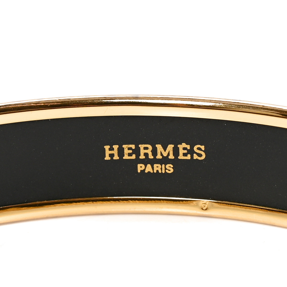Hermes Enamel Printed Caleche Wide Bracelet Vert Aqua 3 of 5