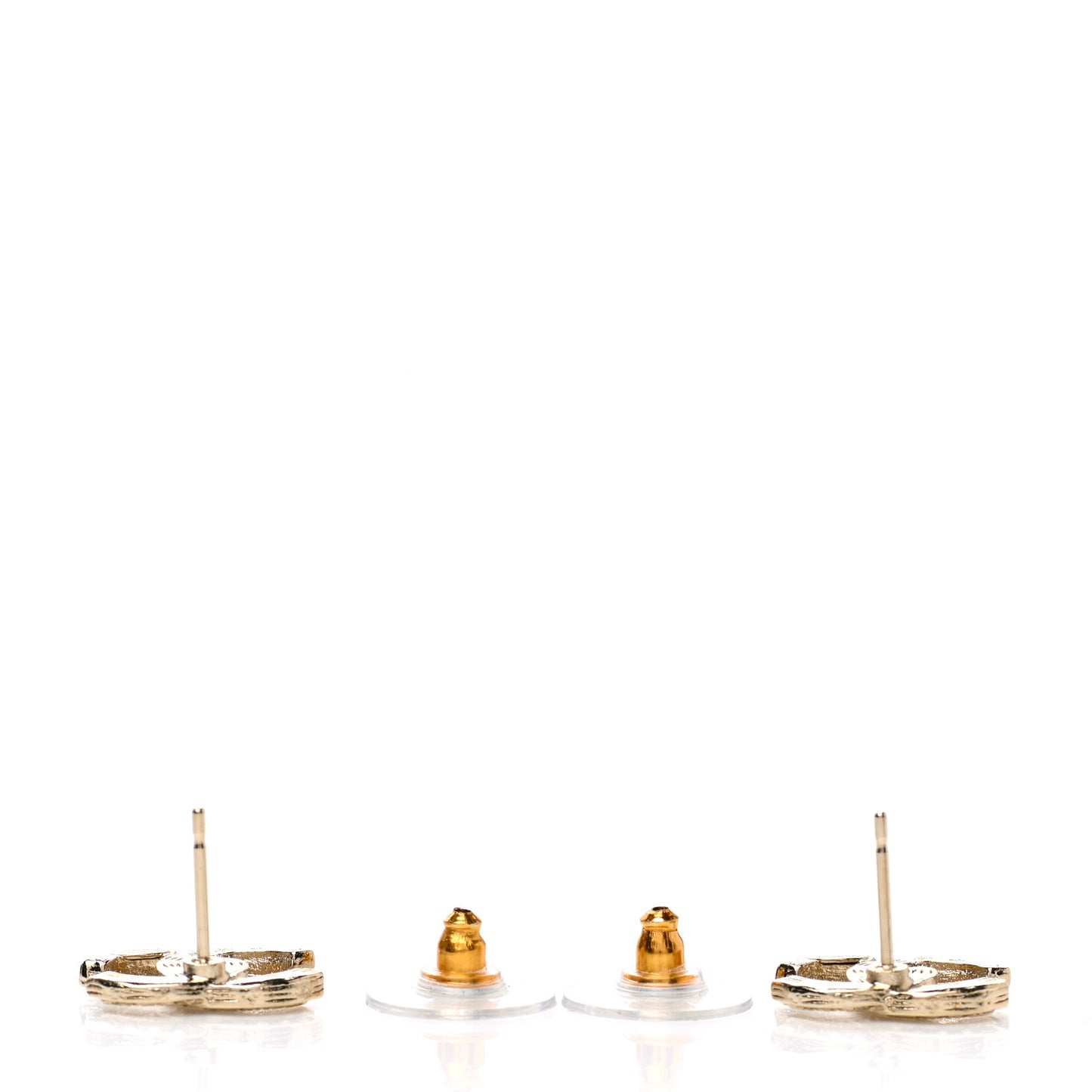 Crystal CC Earrings Gold