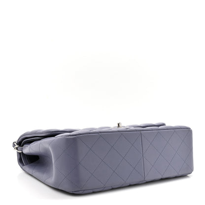 Chanel Lambskin Quilted Jumbo Double Flap Light Purple 4 of 10