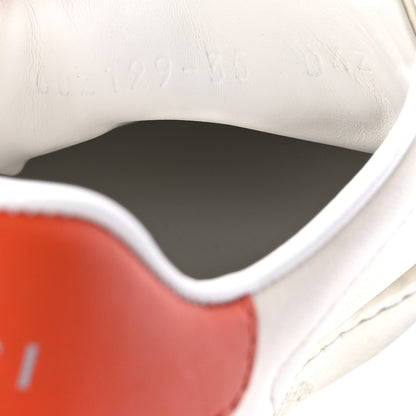 Gucci X DISNEY Miro Soft Calfskin Mickey Mouse Print Womens Ace Sneakers 35 Ivory Deep Orange 9 of 10