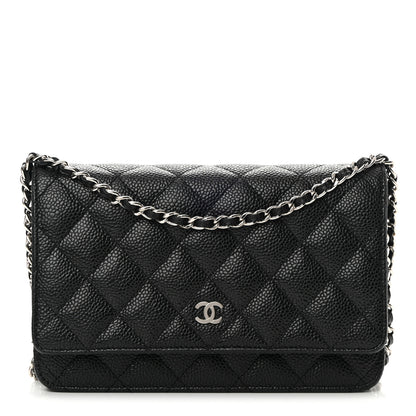 Chanel Caviar Quilted Wallet On Chain WOC Black 1 of 15