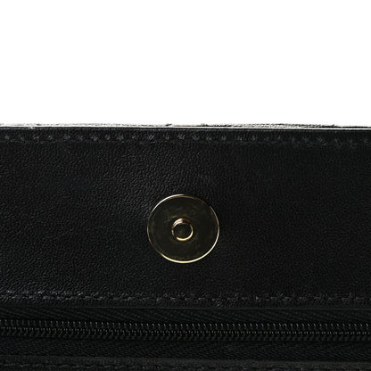 Chanel Lambskin Quilted Coco Bow Wallet On Chain WOC Black 7 of 11