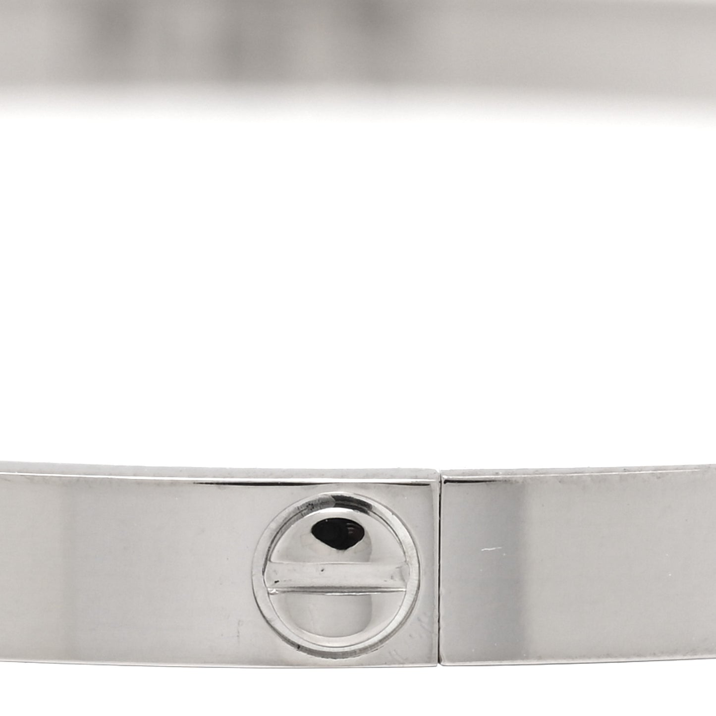 18K White Gold Small LOVE Bracelet 19