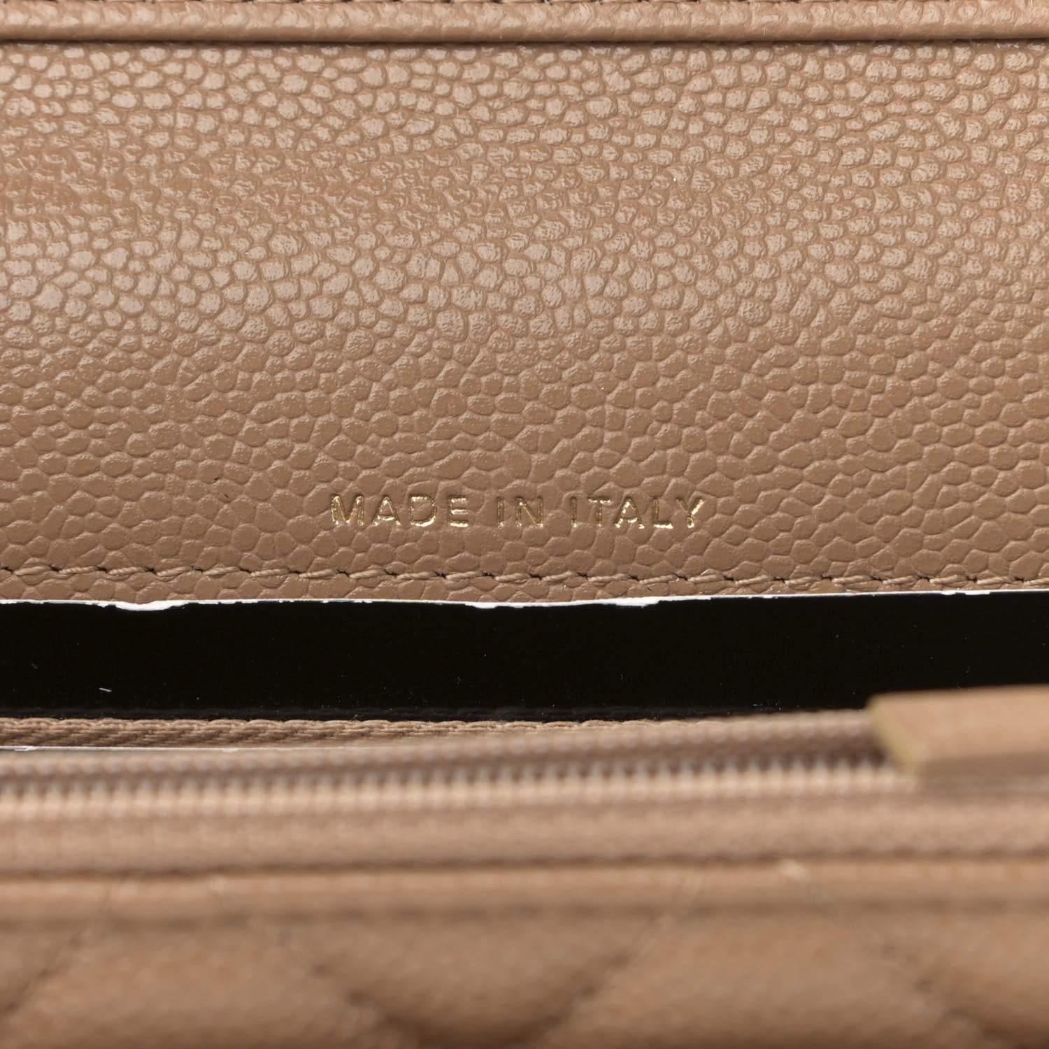 Chanel Caviar Quilted Business Affinity Clutch With Chain Flap Dark Beige 7 of 12