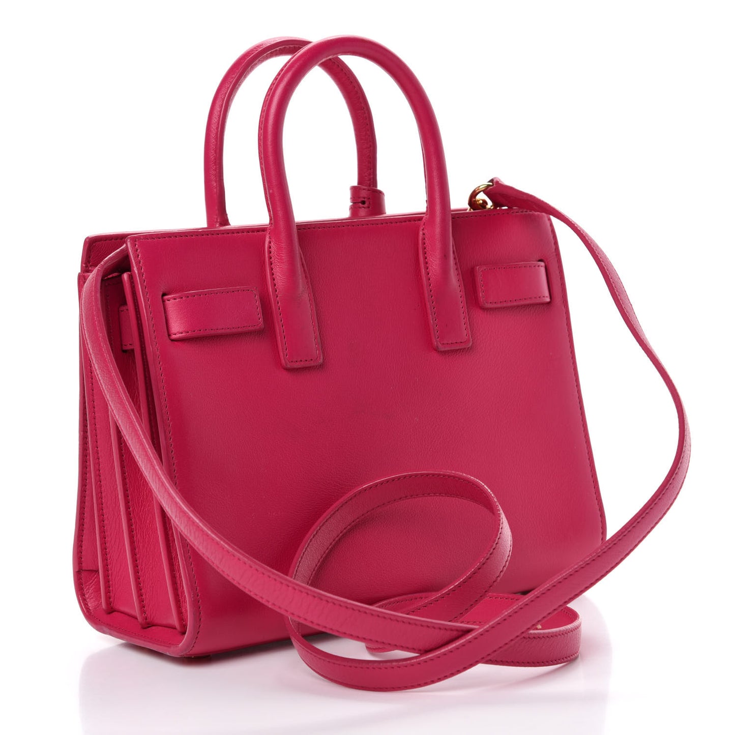 Calfskin Nano Sac De Jour Lipstick Fuchsia
