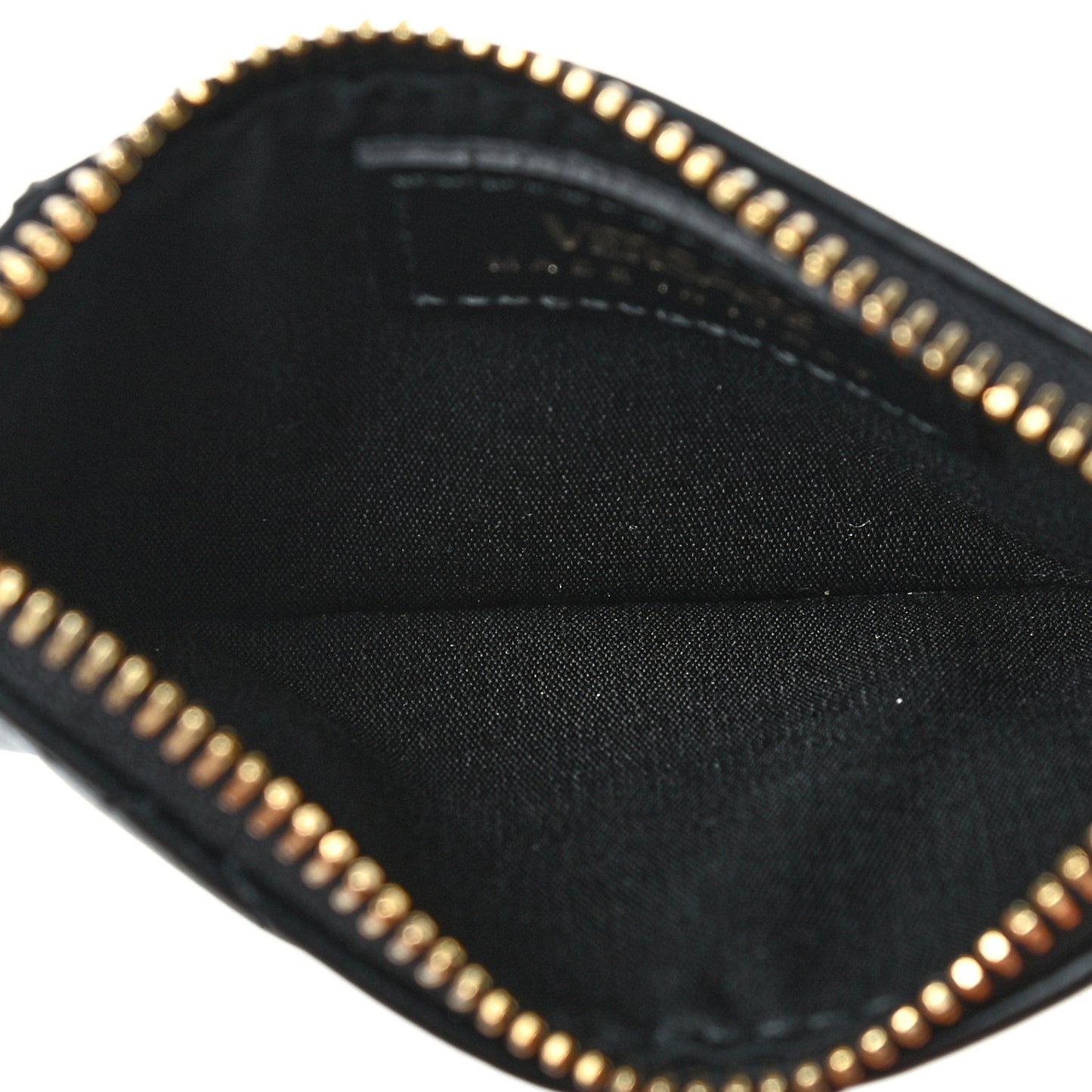 Nappa Quilted Tribute Key Pouch Black