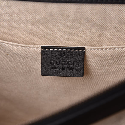 Gucci Calfskin Bamboo Web Large Dionysus Top Handle Bag Black Bright Evergreen Hibiscus Red 6 of 10