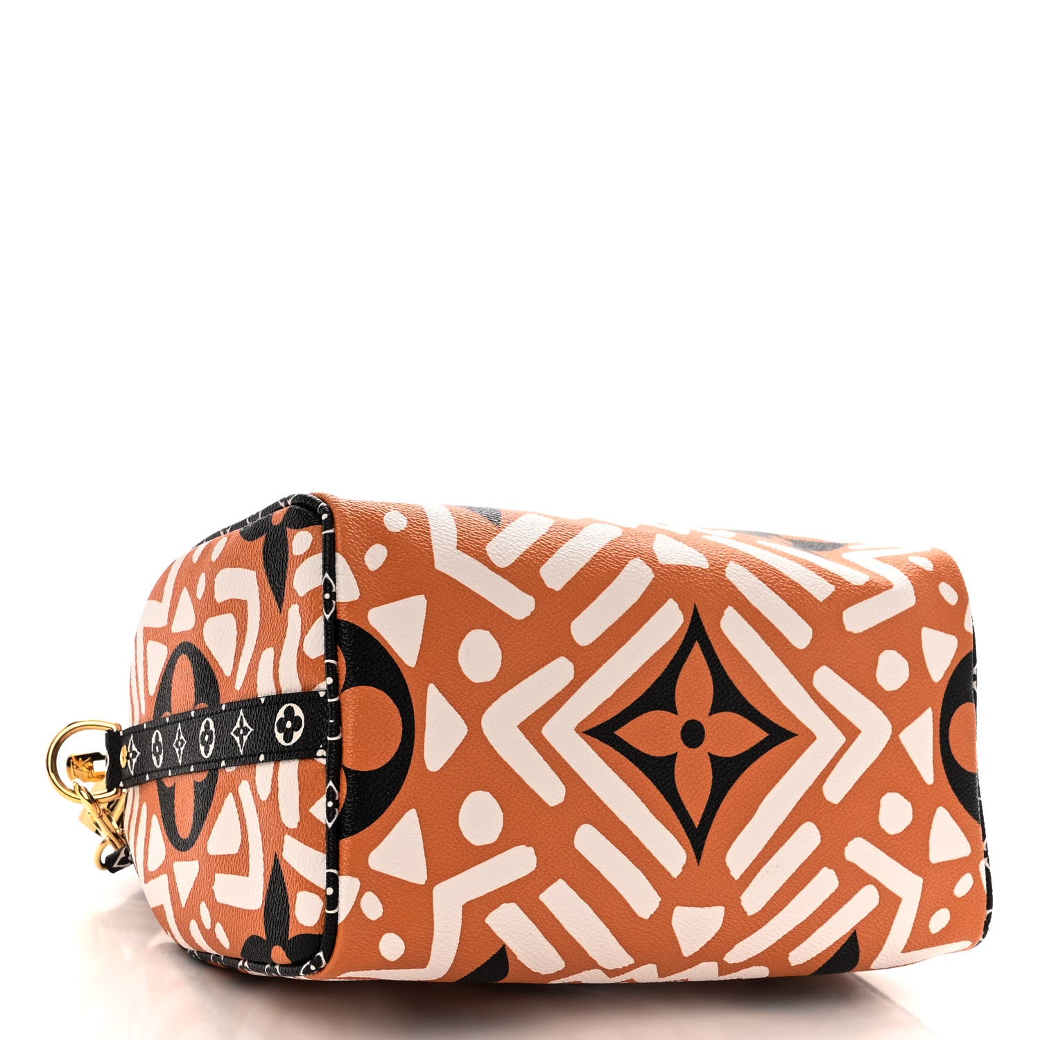 Louis Vuitton Monogram Giant Crafty Speedy Bandouliere 25 Creme Caramel 4 of 9