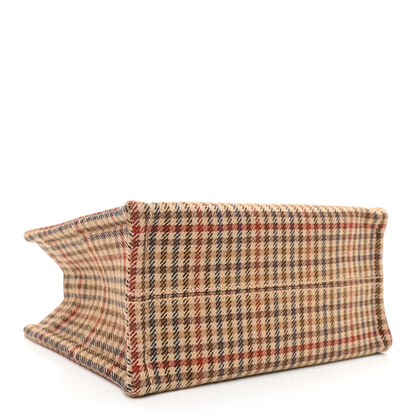 Tweed Calfskin Triomphe Small Cabas Thais Multicolor