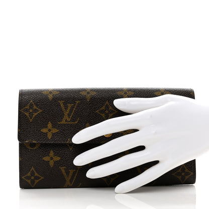 Louis Vuitton Monogram Sarah Wallet 2 of 9