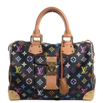 Louis Vuitton Monogram Multicolor Speedy 30 Black 1 of 7