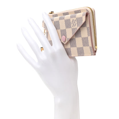 Louis Vuitton Damier Azur Recto Verso Card Holder Rose Ballerine 2 of 6