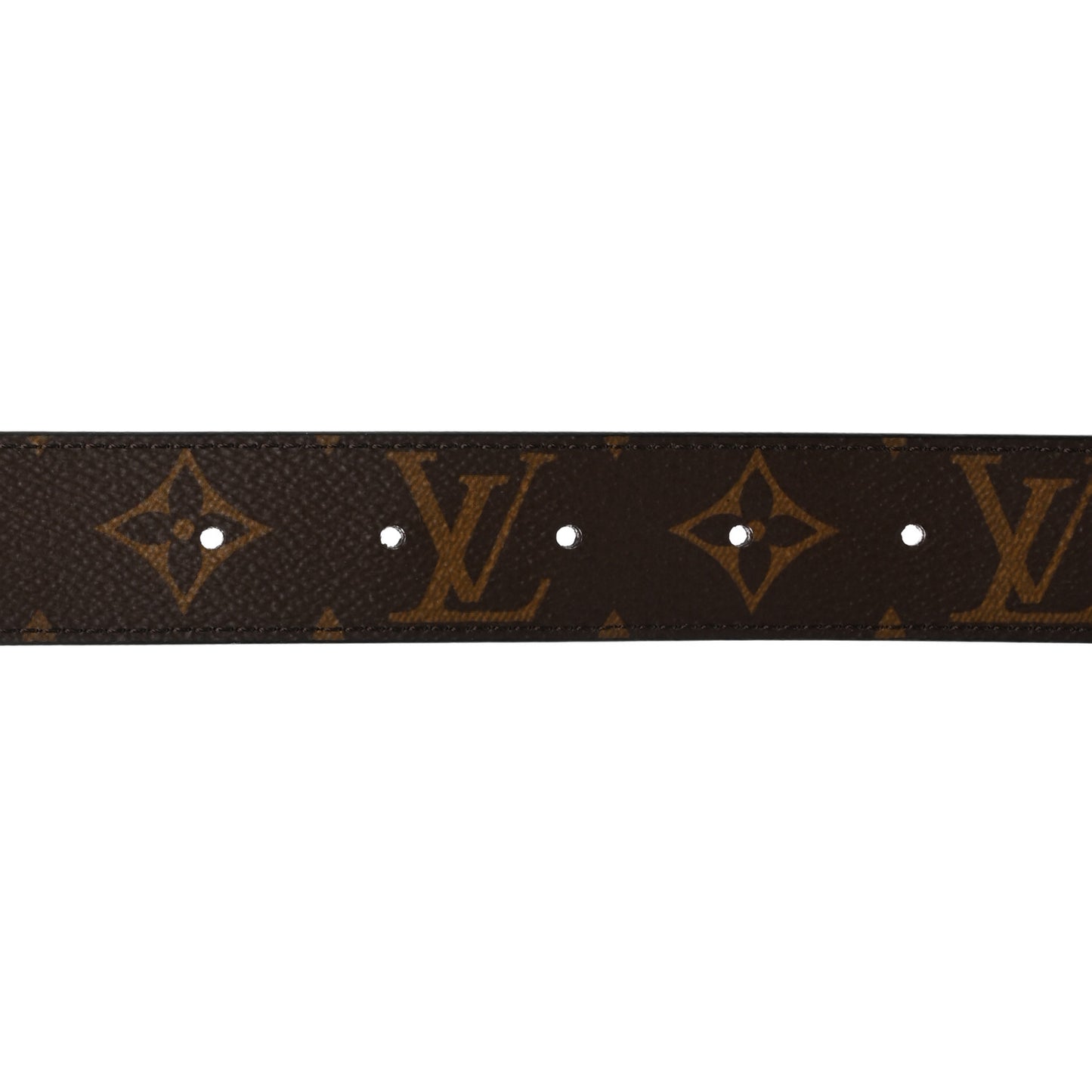 Calfskin Monogram LV Initiales Belt 80 32 Black