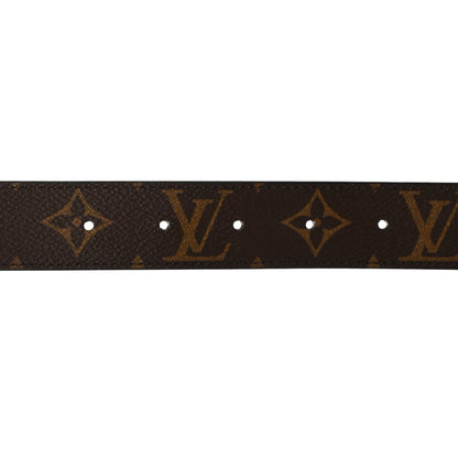 Louis Vuitton Calfskin Monogram LV Initiales Belt 80 32 Black 3 of 5