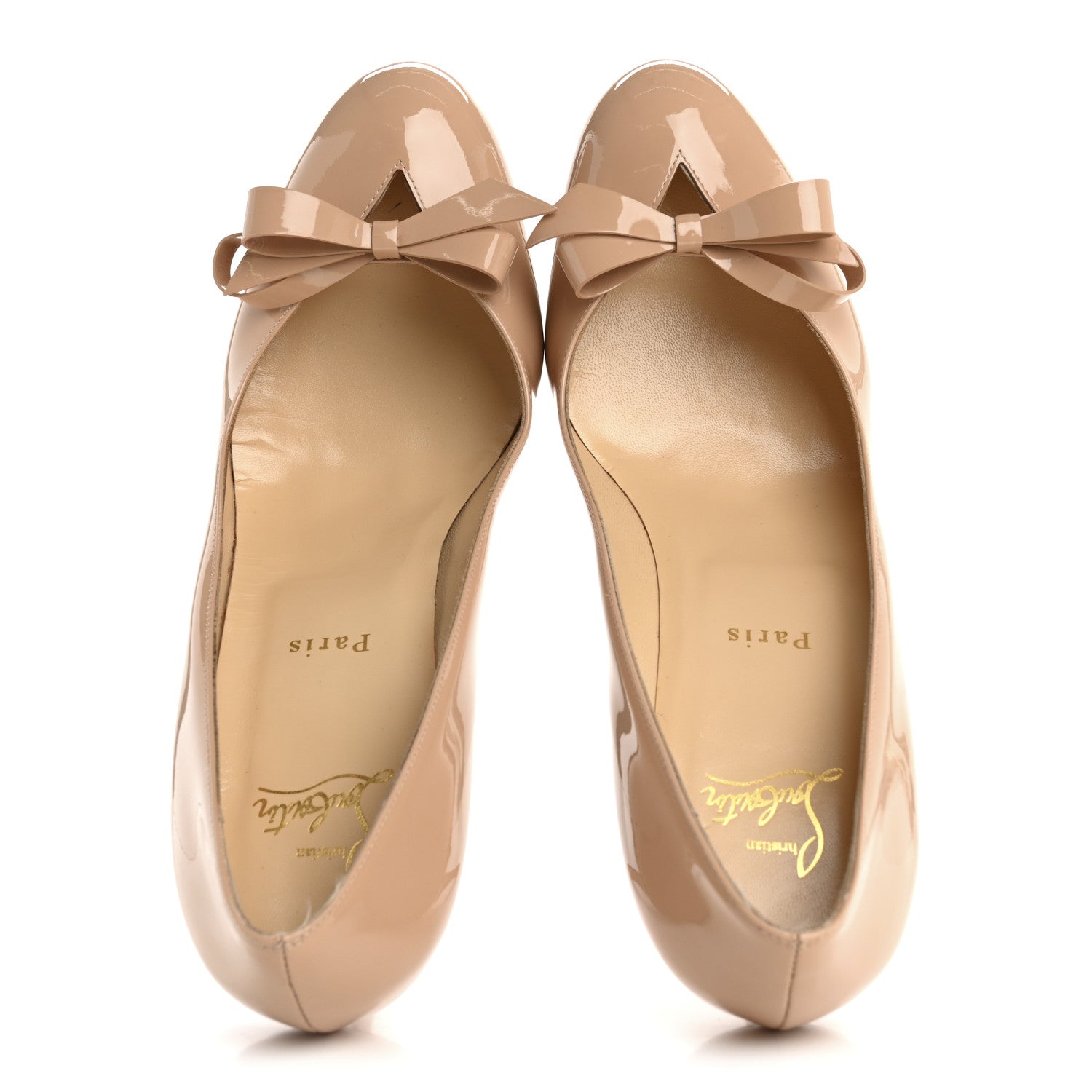 Christian Louboutin Patent Vinodo 85 Pumps 41 Nude 2 of 11