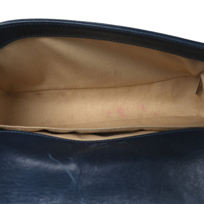 Chanel Aged Calfskin Quilted Medium Boy Flap Blue 4 of 11