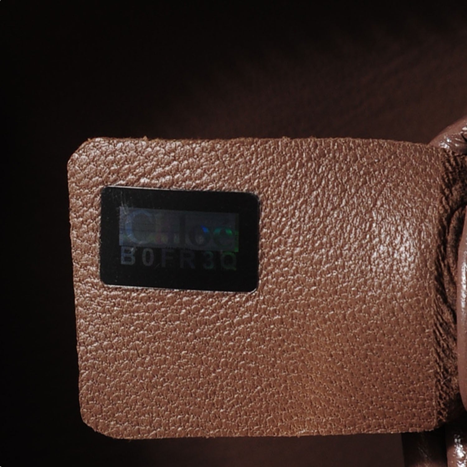 Chloe Leather Madeleine Satchel Brown 7 of 8