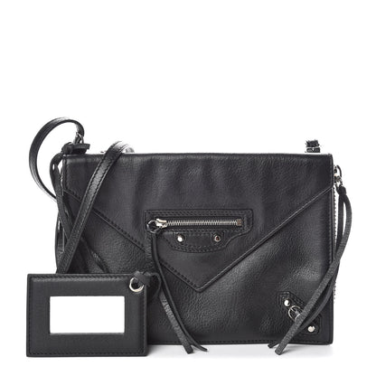 Balenciaga Veau Papier Triple XS Zip Around Crossbody Black 1 of 11
