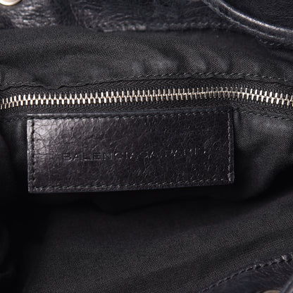 Balenciaga Agneau Giant 21 Silver Hardware Pompon Black 8 of 13