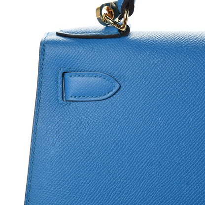 Hermes Epsom Kelly Sellier 28 Bleu Zanzibar 15 of 43
