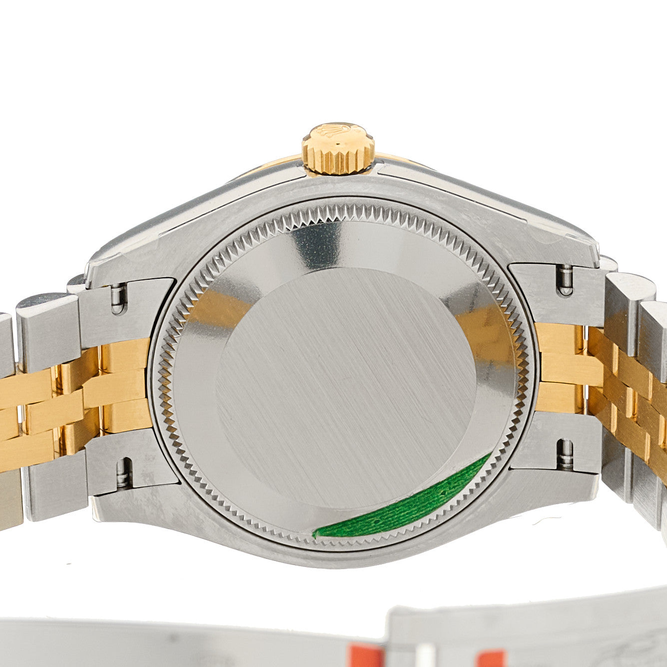 Stainless Steel 18K Yellow Gold Diamond Black Mother of Pearl 31mm Oyster Perpetual Datejust Watch 278273